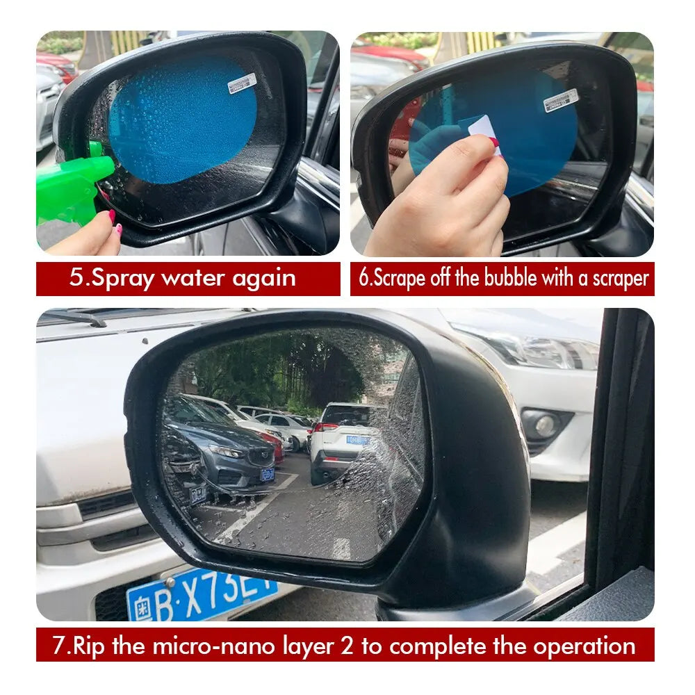 Rainproof Car Mirror Film - QUARTER MILE