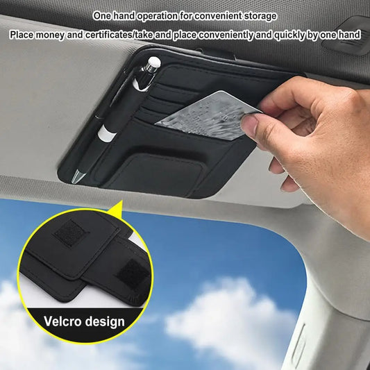 Car Visor Multi-Pocket Pouch - QUARTER MILE