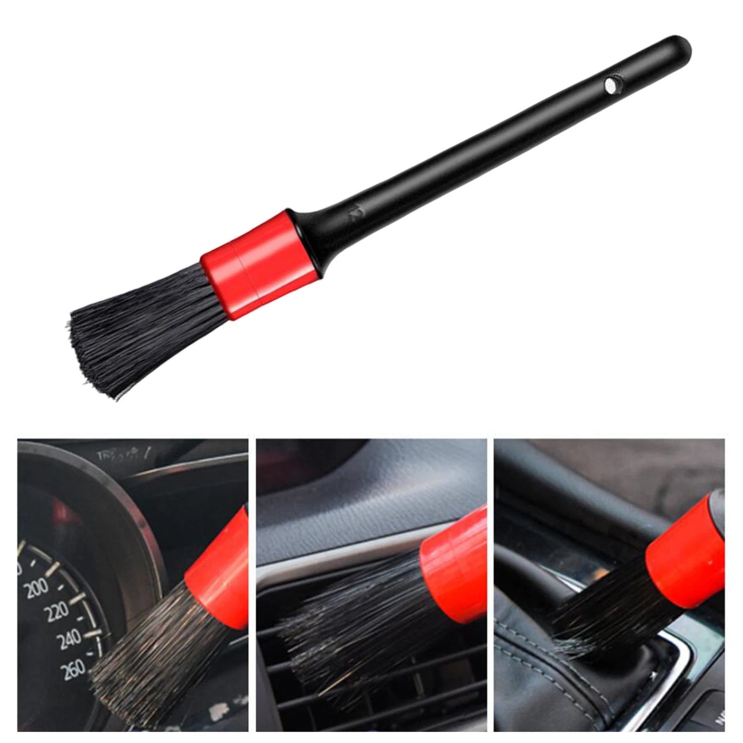Car Interior Detailing Brush Kit - Set of 5 - QUARTER MILE